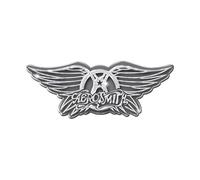 Aerosmith Wings Logo Pin Badge Badge Album Cover Band Produit officiel Métal, Taglia Unica, Métal