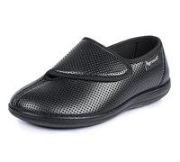 Aerosoft Chaussures Basses Stretch 15 Largeur G-H Semelle intérieure Amovible antidérapante, Noir, 37 EU