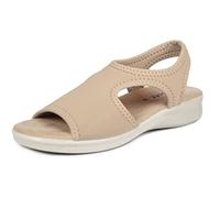 Aerosoft Sandales stretch 05 pour femme, extra légères et élastiques (beige, 40)