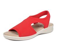 Aerosoft Sandales stretch 05 pour femme, extra légères et élastiques (rouge, 41)