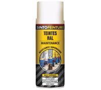 Aérosol blanc satiné RAL9010 400ml peinture de maintenance - SINTO - 920390