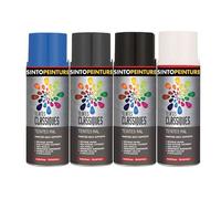 Aérosol de finition 400 ml peinture 'RAL' finition brillant différents RAL disponibles - SINTO