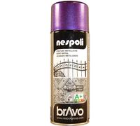 Aérosol de peinture acrylique à effet métalisé couleur violet 400 ml - NESPOLI - 180204