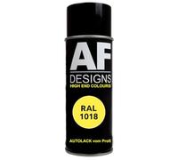 Aérosol de peinture mat RAL1018 jaune zinc pour bricolage de voiture