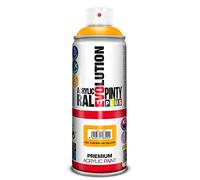 Peinture spray acrylic brillant 400ml jaune melon ral 1028 -