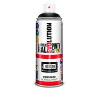 Novasol spray - bombe de peinture noir ral9005 mate - pinty 597