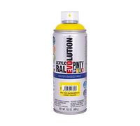 Aérosol de peinture PINTYPLUS EVOLUTION WATER BASED 520cc RAL 1021 Sunny Yellow
