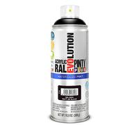 Aérosol de peinture PINTYPLUS EVOLUTION WATER BASED 520cc RAL 9005 Matt Jet Black