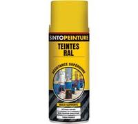 Sinto Peinture aérosol Teintes RAL Professionnels 400 ml - Jaune brillant (RAL 1021)