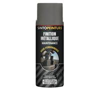 Aérosol noir ferronnerie finition métallique 400 ml SINTO 920435