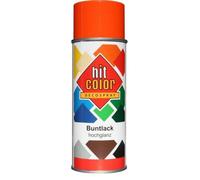 Aérosol peinture décoration - HITCOLOR - RAL 2004 - Orange brillant - Séchage rapide - Forte couverture