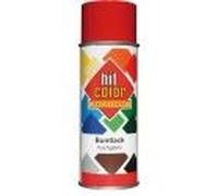 Bombe de peinture - Rouge feu - RAL3000 - Décoration - Tous supports - Hit Color - 400ml