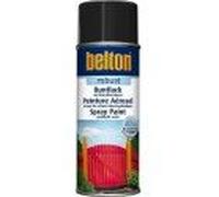 Aérosol peinture epoxy noir mat 400ml ultra résistante ROBUST BELTON