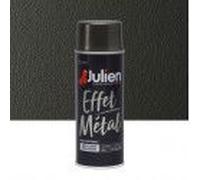 Aérosol peinture multi supports noir effet métal brillant 400ml JULIEN