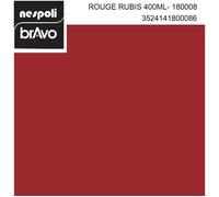 Aérosol peinture professionnelle rouge rubis 400 ml, NESPOLI