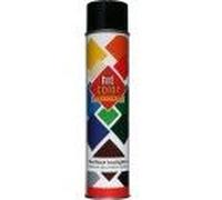 LOT DE 2 BOMBE DE PEINTURE NOIR BRILLANT DE MARQUE HIT COLOR 2X600 ml ( 1.1265)