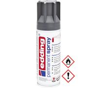Aérosol Permanente Edding Premium Peinture Acrylique en Anthracite Mat 200ml