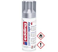 Aérosol Permanente Edding Premium Peinture Acrylique en Argent Mat 200ml