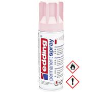 Aérosol Permanente Edding Premium Peinture Acrylique En Rose Pastel Mat 200ml