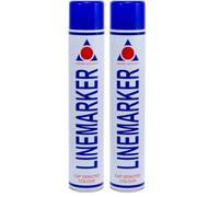 Aerosol Solutions Peinture de Marquage au Sol - Bombe Bleue 750 ML, Aérosol de Traçage pour Gazon et Route, Marquage Durable, Séchage Rapide - Pack de 1 (Lot de 2)