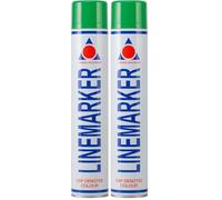 Aerosol Solutions Peinture de Marquage au Sol - Bombe Verte 750 ml, Spray de Traçage pour Gazon, Route, Sports - Pack de 1 (Lot de 2)