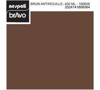 Aérosol de peinture acrylique spéciales antirouille couleur brun 400 ml - NESPOLI - 180606