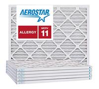 Aerostar Lot de 6 filtres à air MERV 11 10 x 14 x 1 pour votre maison 25,4 x 35,6 x 1,9 cm
