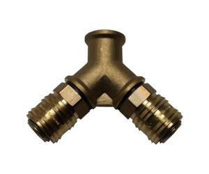 Aerotec Distributeur Aerotec double - 3/8 pouce F - 2x coupleur Quantité:1