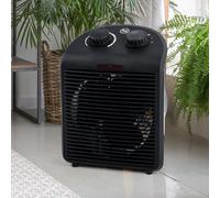 Aérotherme, chauffage électrique, 2 niveaux, radiateurs, fonction air froid, thermostat réglable, poignée de transport, protection contre la surchauffe, LxH 19 x 25 cm
