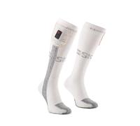 Aerowhite Chaussettes chauffantes USB-C - Édition sports d'hiver, extra fines et respirantes pour chaussures de ski, 3 niveaux de chaleur (jusqu'à 65 °C)