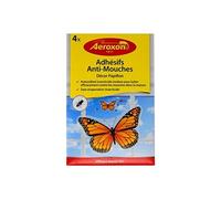AEROXON - adhésif anti-mouches INSECTICIDE, 8 adhésifs Tue Mouches insecticides