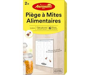 Aeroxon by BSI - Pièges A Mites Alimentaires - avec Phéromones - sans Odeur - 2 Pièces