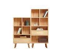 AERTSDFGT Bibliothèques Bibliothèque Nordique Étude de Stockage Rack Creative Children's Bibliothèque Short Bibliothèque Home Living Room Office Bibelle Meubles de Décoration Intérieure(M)