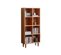 AERTSDFGT Bibliothèques Étagère en Bois Massif for Salon, Bureau, Étagère D'exposition Simple, Armoire À Grille De Rangement for La Maison Meubles de Décoration Intérieure(B:70CMX30CMX153CM)