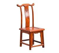 AERTSDFGT Petit Escabeau Chaise de Salon avec Dossier en Bois Massif Style Chinois, Tabouret décoratif rétro