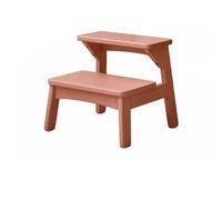 AERTSDFGT Petit Escabeau Petit Tabouret Multifonctionnel en Bois Massif, Petit de Cuisine, Bas Simple for, Salle Bain et Chambre à Coucher(B)