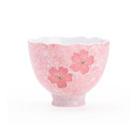 AERTSDFGT Petites tasses à Thé Service à thé en céramique peinte la main, motif fleurs de cerisier roses, tasse, for l'hôte, for l'invité Tasses à thé Kungfu