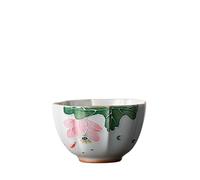 AERTSDFGT Petites tasses à Thé Tasse à thé chinoise peinte la main, tasse d'hôte de couleur sous glaçure, simple for dames, Kung Fu domestique en céramique, café Tasses à thé Kungfu(A)