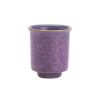 AERTSDFGT Petites tasses à Thé Tasse à thé/coca/boisson/verre de bureau en céramique émaillée cristal violette, cuite au four Tasses à thé Kungfu