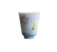 AERTSDFGT Petites tasses à Thé Tasse à thé en céramique peinte la main avec fleurs de Gesang, style pastoral, service Kung Fu, tasse parfumée, d'hôte Tasses à thé Kungfu