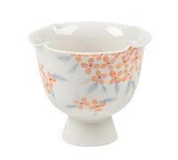 AERTSDFGT Petites tasses à Thé Tasse à thé en céramique peinte la main forme de fleur d'abricotier, service Kung Fu, grande tasse, simple, exquise haut gamme Tasses à thé Kungfu