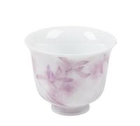 AERTSDFGT Petites tasses à Thé Tasse à thé Kung Fu peinte la main Twilight Purple Heart petite taille ensemble for dames invitées rose Master haute qualité Tasses à thé Kungfu