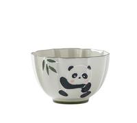 AERTSDFGT Petites tasses à Thé Tasse à thé vintage grise peinte la main, tasse d'hôte panda mignon, Kung Fu for dames, simple en céramique sous glaçure de couleur Tasses à thé Kungfu