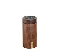 AERTSDFGT Porte-cure-dents Boîte De Rangement For Cure-dents En Bois Massif, Noyer Noir, Maison, Salon, Salle À Manger, Pot For Distributeur de cure-dents(A)