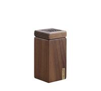 AERTSDFGT Porte-cure-dents Boîte De Rangement For Cure-dents En Bois Massif, Noyer Noir, Maison, Salon, Salle À Manger, Pot For Distributeur de cure-dents(B)