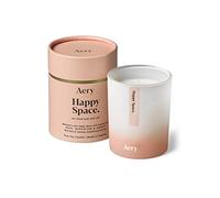 Aery Bougie d'aromathérapie, Happy Space, blanc, rose, taille unique, 200 g