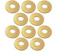 AERZERIX - C57253 - Lot de 10 Rondelles plates larges en laiton M10x29.5 mm - épaisseur 2.2 mm - pour boulon M10 - DIN 9021