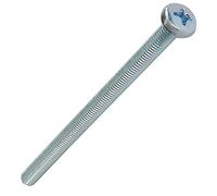 Aerzetix: 10 boulons vis à tête cylindrique M4x70mm DIN7985A acier zingué empreinte PH2 cruciforme Phillips C18345