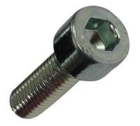 Aerzetix: 10 boulons vis à tête cylindrique M6x20mm DIN912 Acier zingué Empreinte 5mm 6 pans C18888