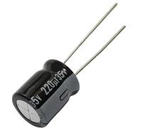 AERZETIX -10х - Condensateur Electrolytique Chimique - Radial - 220µF ± 20% 35V THT 85°C 2000h Ø10x12.5mm - C12761
